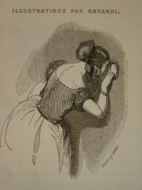Gravure extraite des "Petits mystères de l'Opéra". 1844