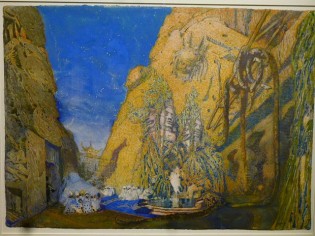 Décor pour le Dieu bleu (1911).
